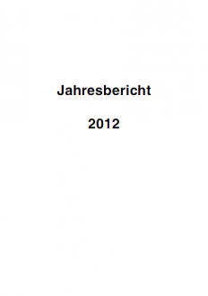 Jahresbericht 2012 des DVR