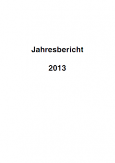 Jahresbericht 2013 des DVR