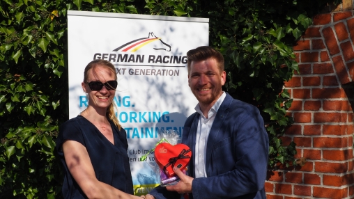 Vorstandmitglieder Mareike Werning-Hagemang und Andreas Grau