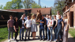 Stallbesuch bei Halbmond © privat