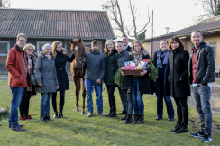 Zu Besuch bei Party Moon & Trainer A. Kleinkorres © Sabine Effgen Zu Besuch bei Party Moon & Trainer A. Kleinkorres © Sabine Effgen